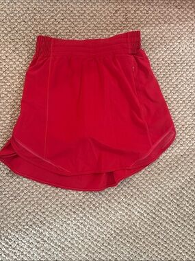 Red Lululemon Skirt